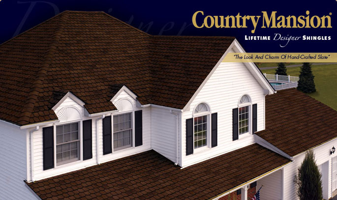 Designer Shingles - Country Mansion Shingles